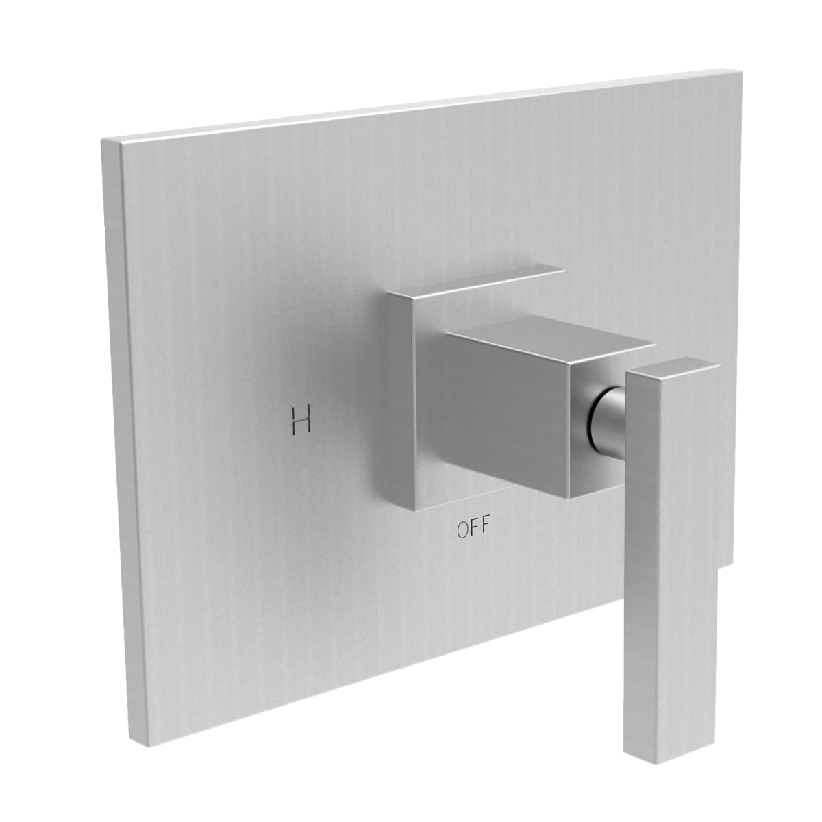 4H3144BPS04 by Newport Brass - Satin Brass - PVD Balanced Pressure Shower  Trim Plate with Handle. Less showerhead, arm and flange.