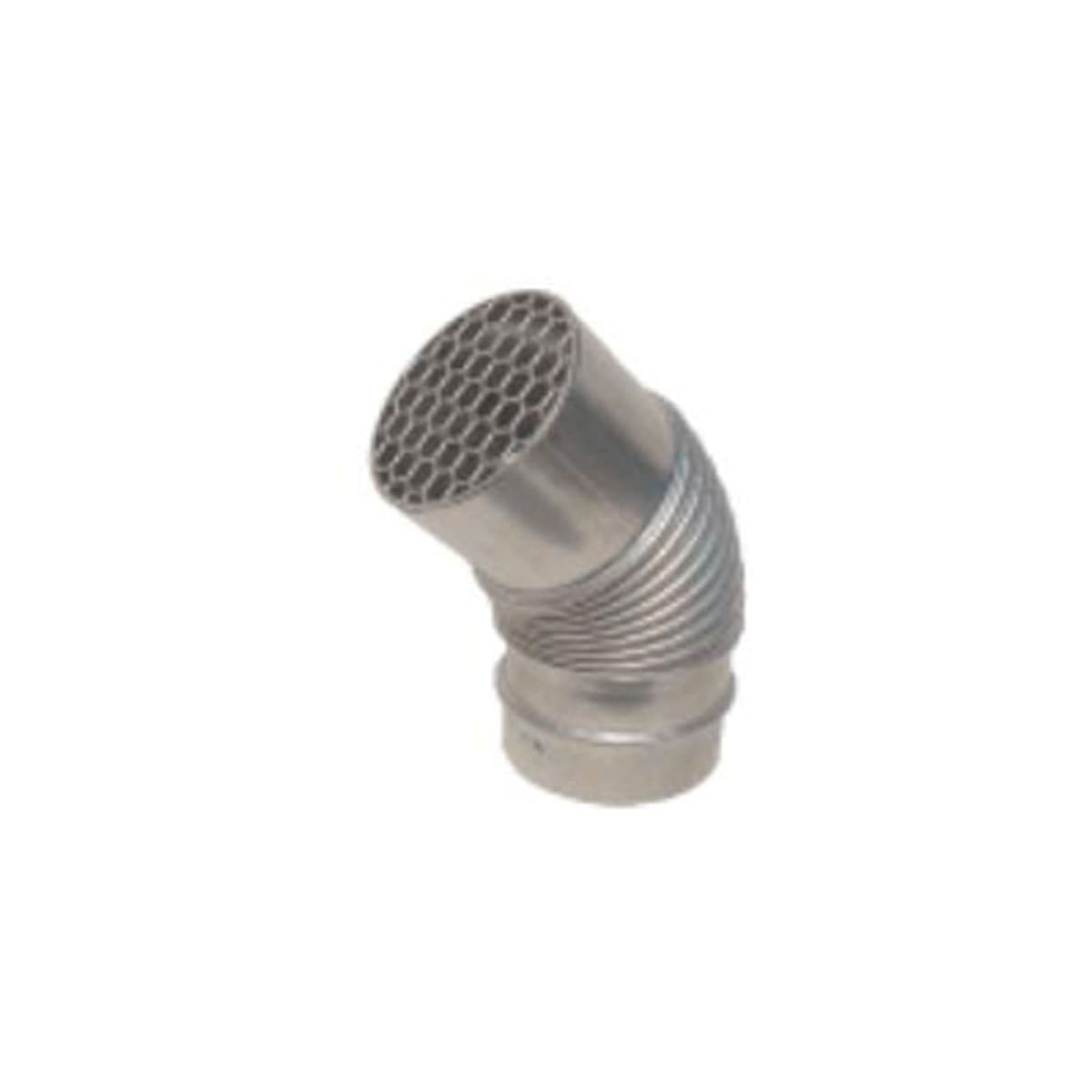 Noritz VT4-S45 Stainless Steel 4 Diameter 45 Degree Bird Screen Horizontal  Vent Termination - VentingPipe.com