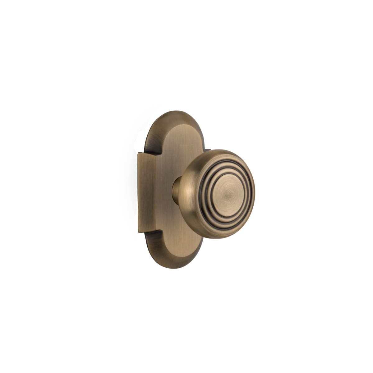 Prime-Line Products N 7370 1-3/4-Inch Bi-Fold Door Knob Antique Brass Plated