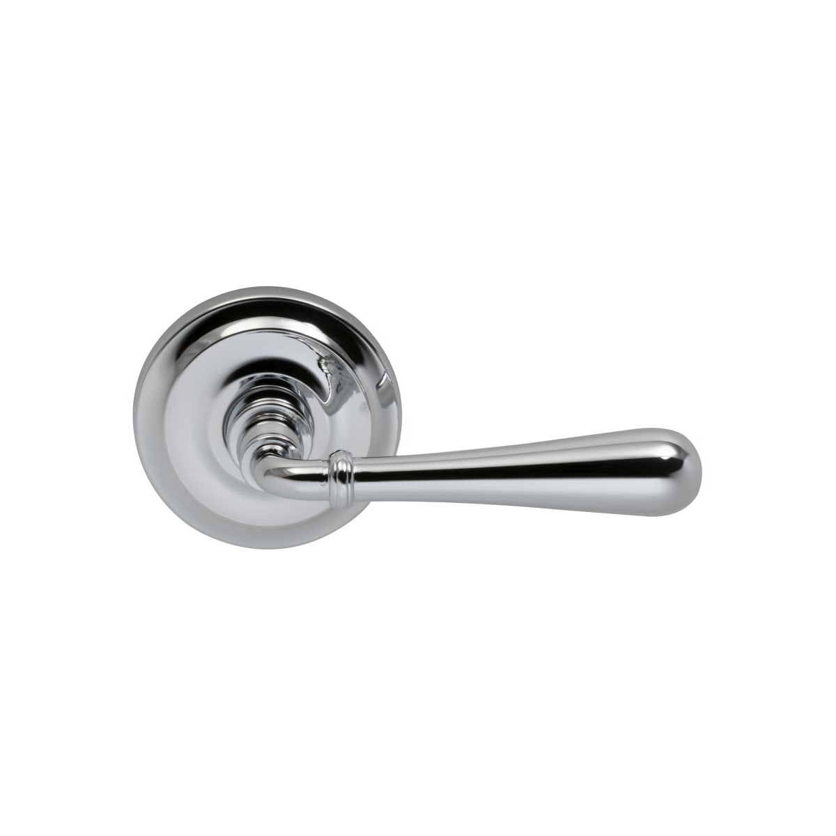 Omnia 918 00 Pa14 Lacquered Polished Nickel Passage Door Lever Set