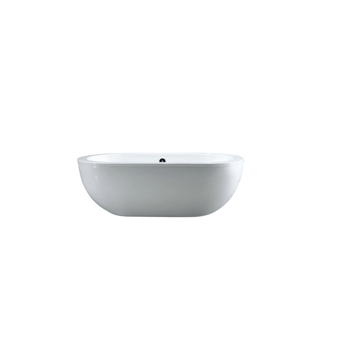 Ove Decors 6614 White Serenity 71 Freestanding Acrylic Soaking
