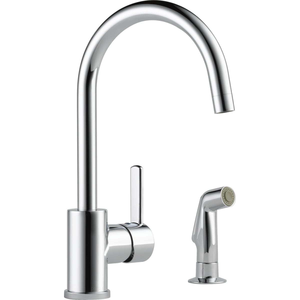 Peerless P199152lf Chrome Apex Pull Down Kitchen Faucet With Two