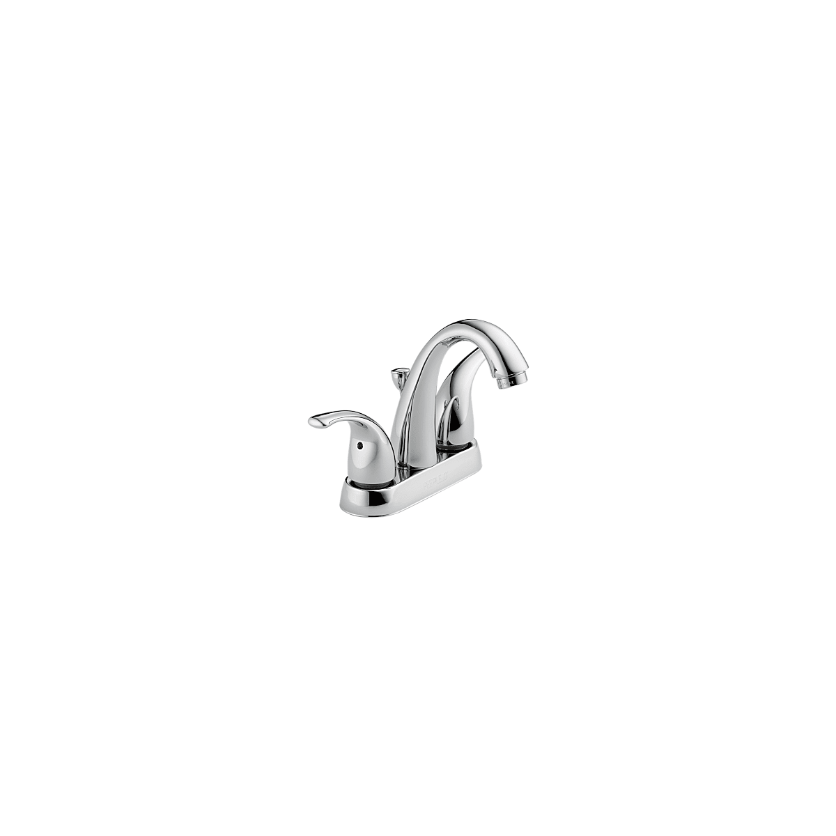 Peerless P299695lf Chrome Bathroom Faucet Centerset With Ergonomic