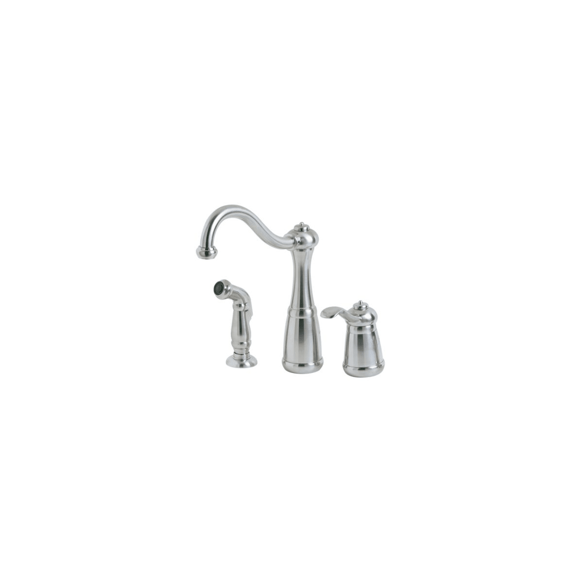 Pfister Lg26 3nss Stainless Steel Marielle Kitchen Faucet Includes Pfister Lg26 3nss Marielle Kitchen Faucet Includes Hand Sprayer