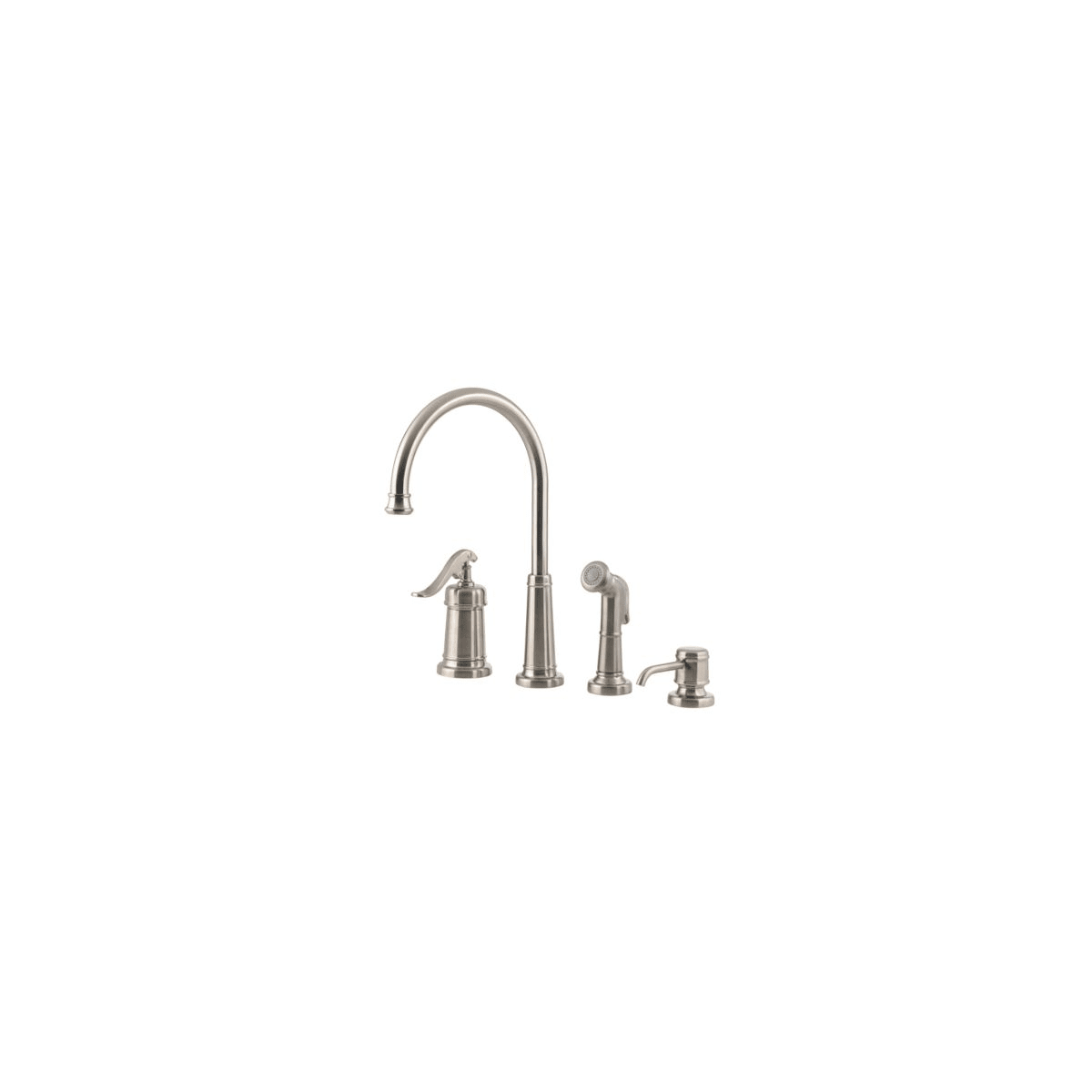 Pfister LG26-4YPK Brushed Nickel Ashfield Kitchen Faucet ...