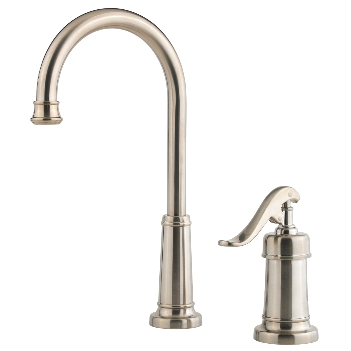 Pfister T72 Yp2e Rustic Pewter Ashfield Bar And Prep Faucet With