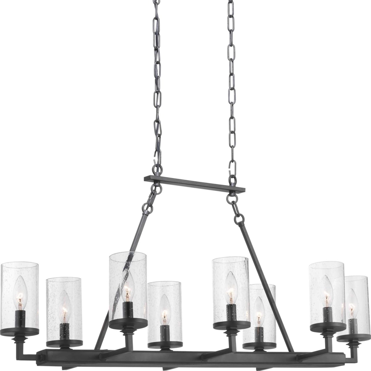 【★安心の定価販売★】 Progress Lighting P400180-143 Graphite Gresham 8 Light 38 シングルカード