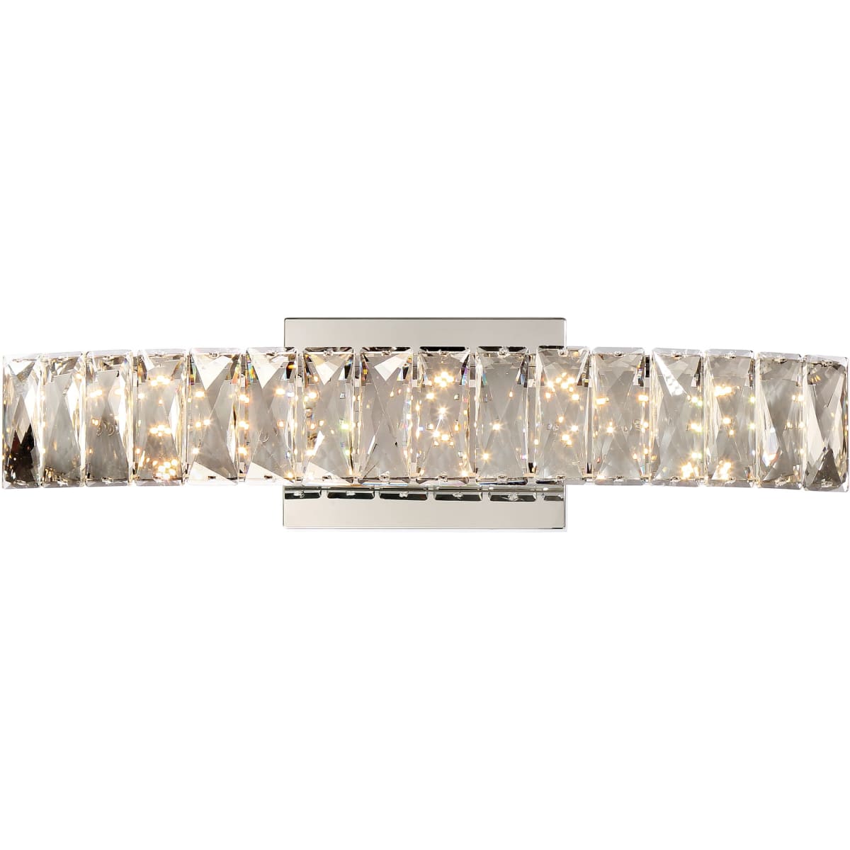 Quoizel Pcga8519c Polished Chrome Gala Led 19 Wide Bathroom Vanity Lights With Clear Glass Lightingshowplace Com