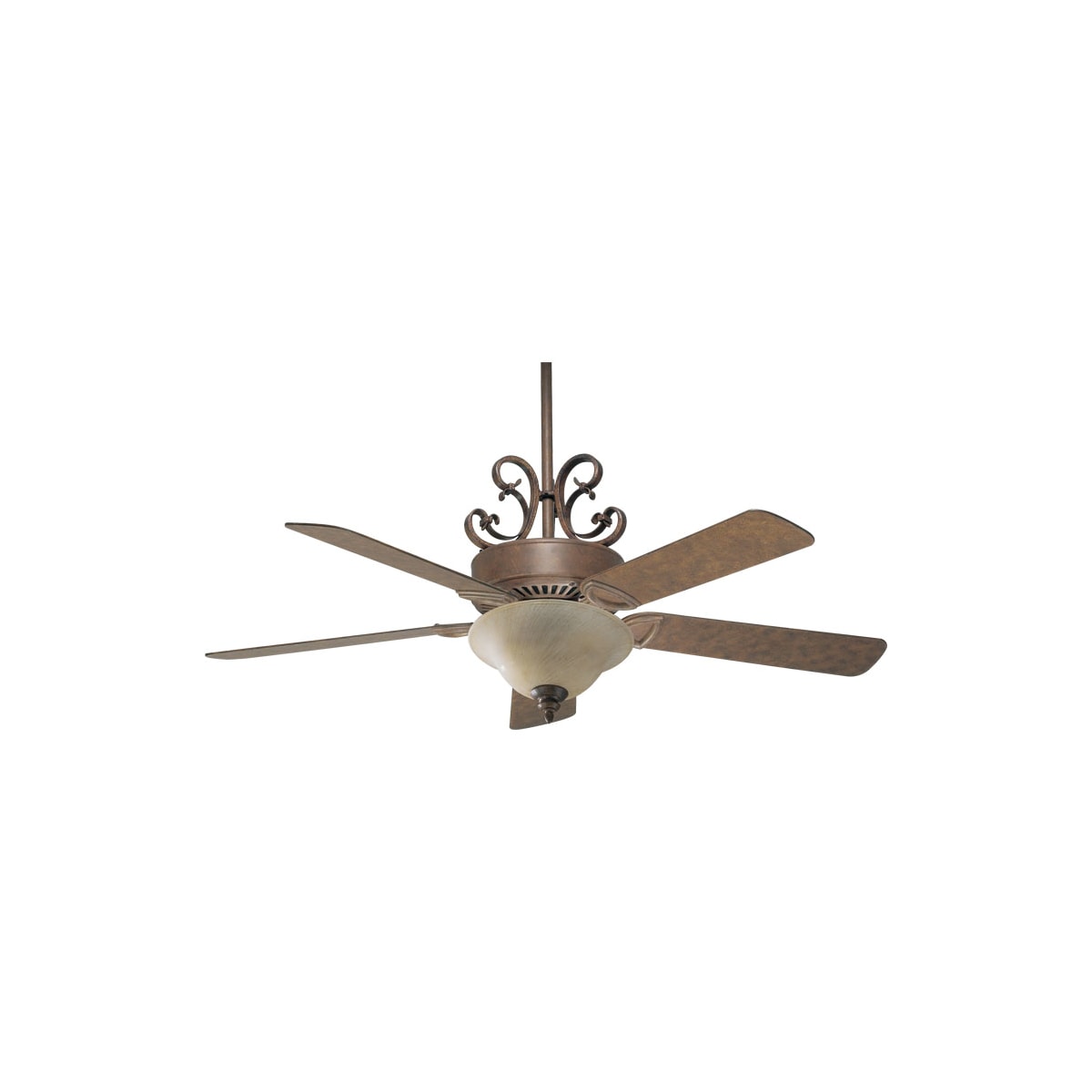 Quorum International 7 6214 48 Ancient Gold Fan Light Kit From The
