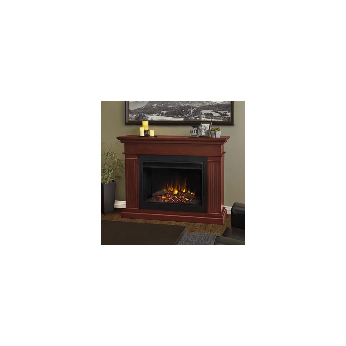 Real Flame Kennedy Grand Fireplace Mantel 8070e W