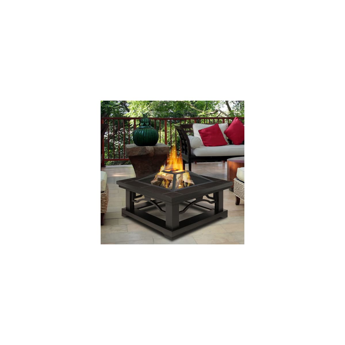 Real Flame Crestone Fire Pit 914 Brt, Real Flame Crestone Fire Pit