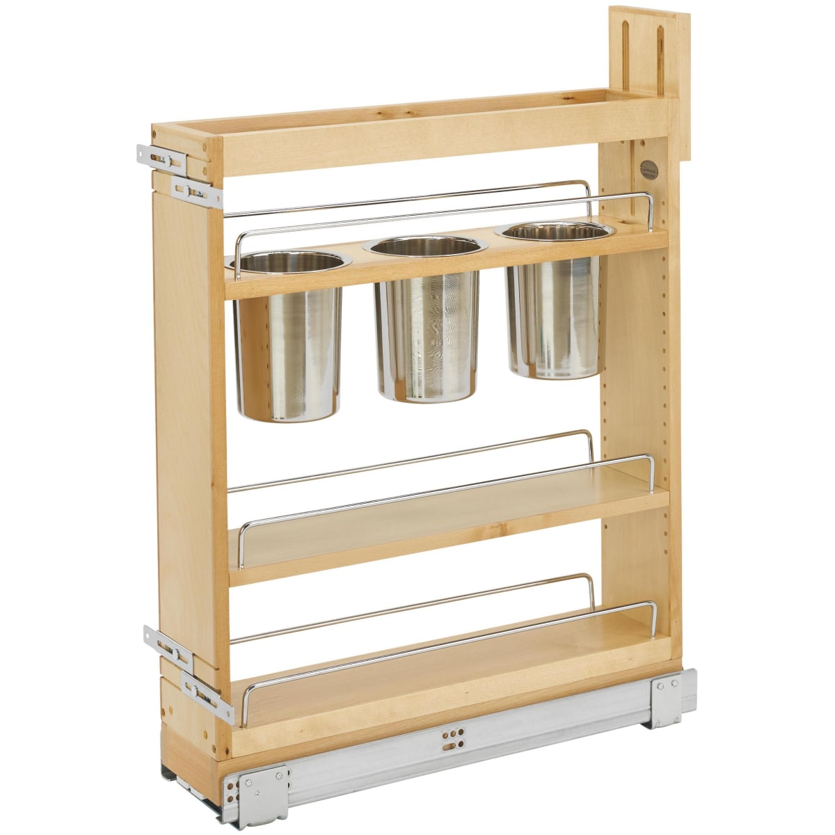 Rev-A-Shelf 448KB Series Pull-Out Knife and Utensil Base Cabinet Organizer  with Blumotion Soft Close
