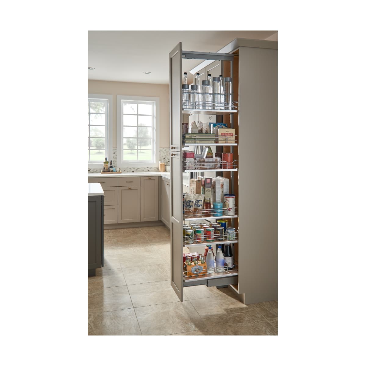 Rev A Shelf 5373 08 Mp Maple 5300 Series 8 Inch By 74 Inch Tall