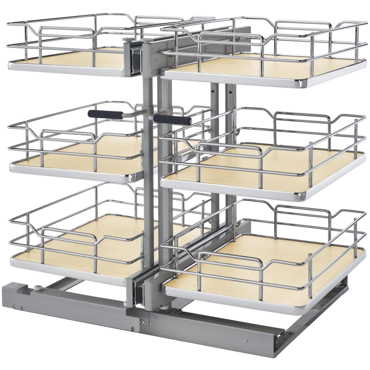 Rev-A-Shelf 5-in W x 5-in H 1-Tier Pull Out Metal Lift Shelf at
