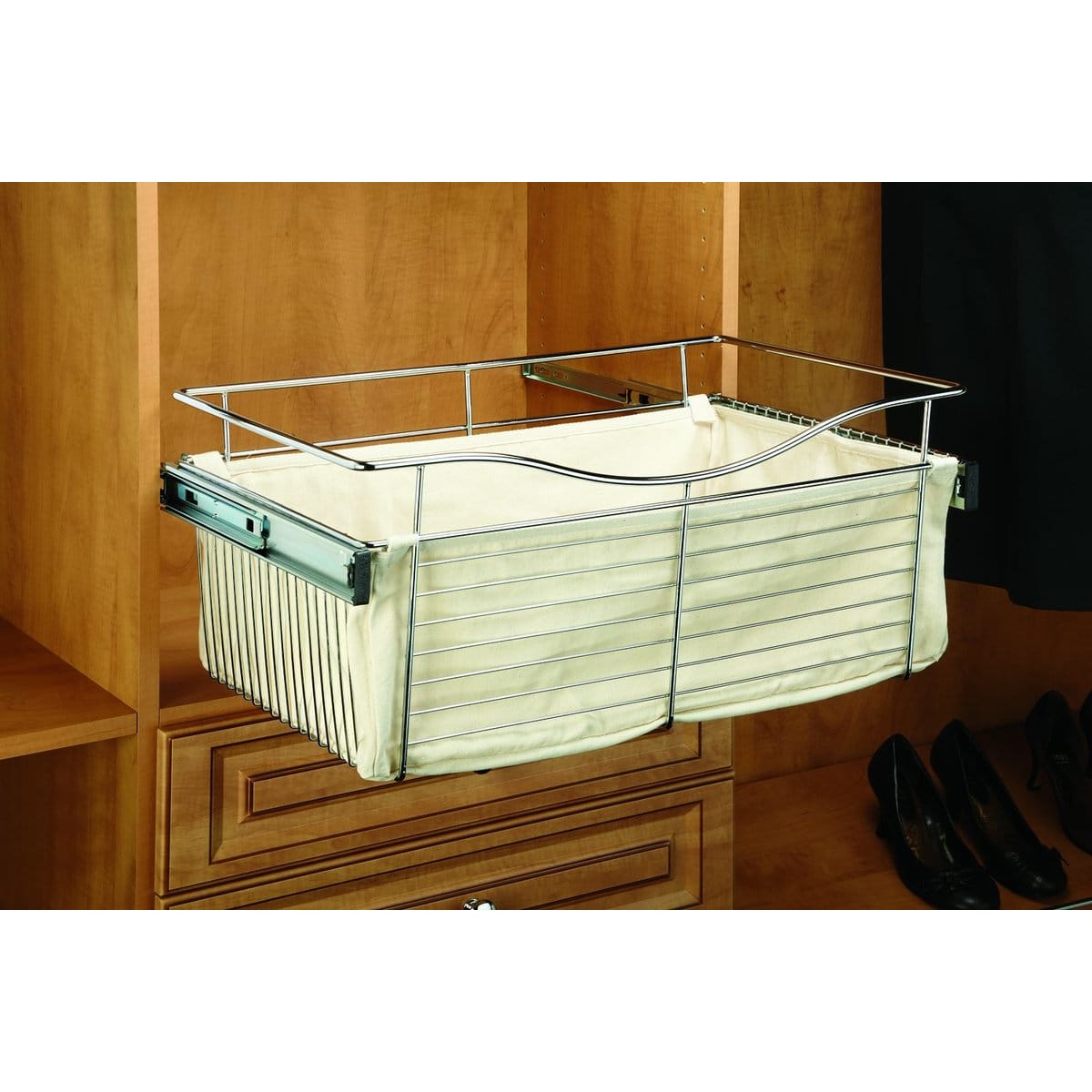 Rev A Shelf Cbl 241211 T 1 Tan Cbl Series Cloth Liner For 24 X 12 X 11 Inch Cb Series Closet Basket Pullsdirect Com