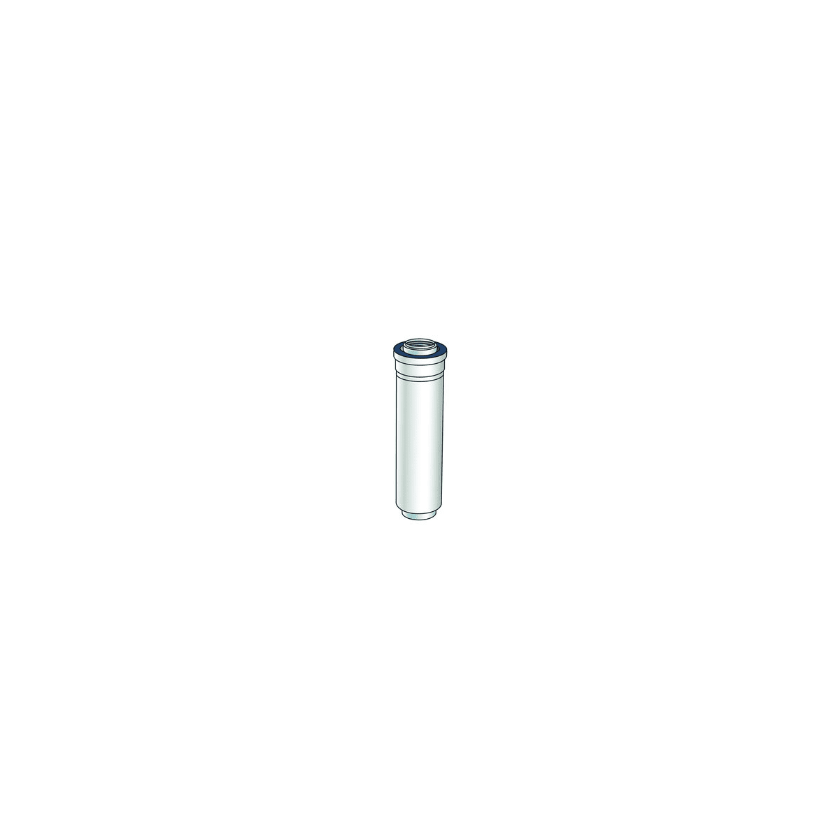 Rinnai 224087pp White 10 Vent Pipe Extension For Condensing
