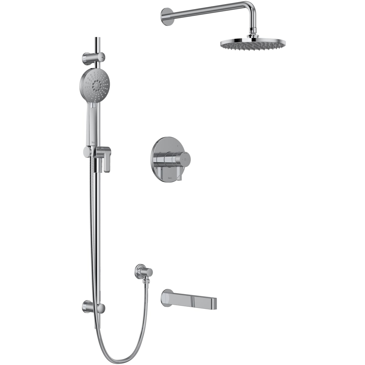 Riobel R45 Paradox 1 Chrome Paradox Shower System with