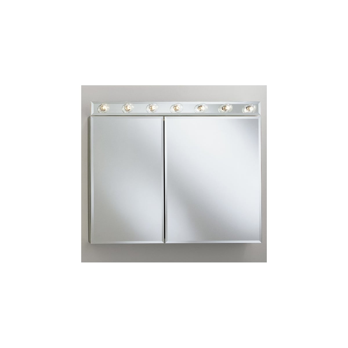 Robern Cdc3526fs Silver 35 Double Door Mirrored Medicine Cabinet