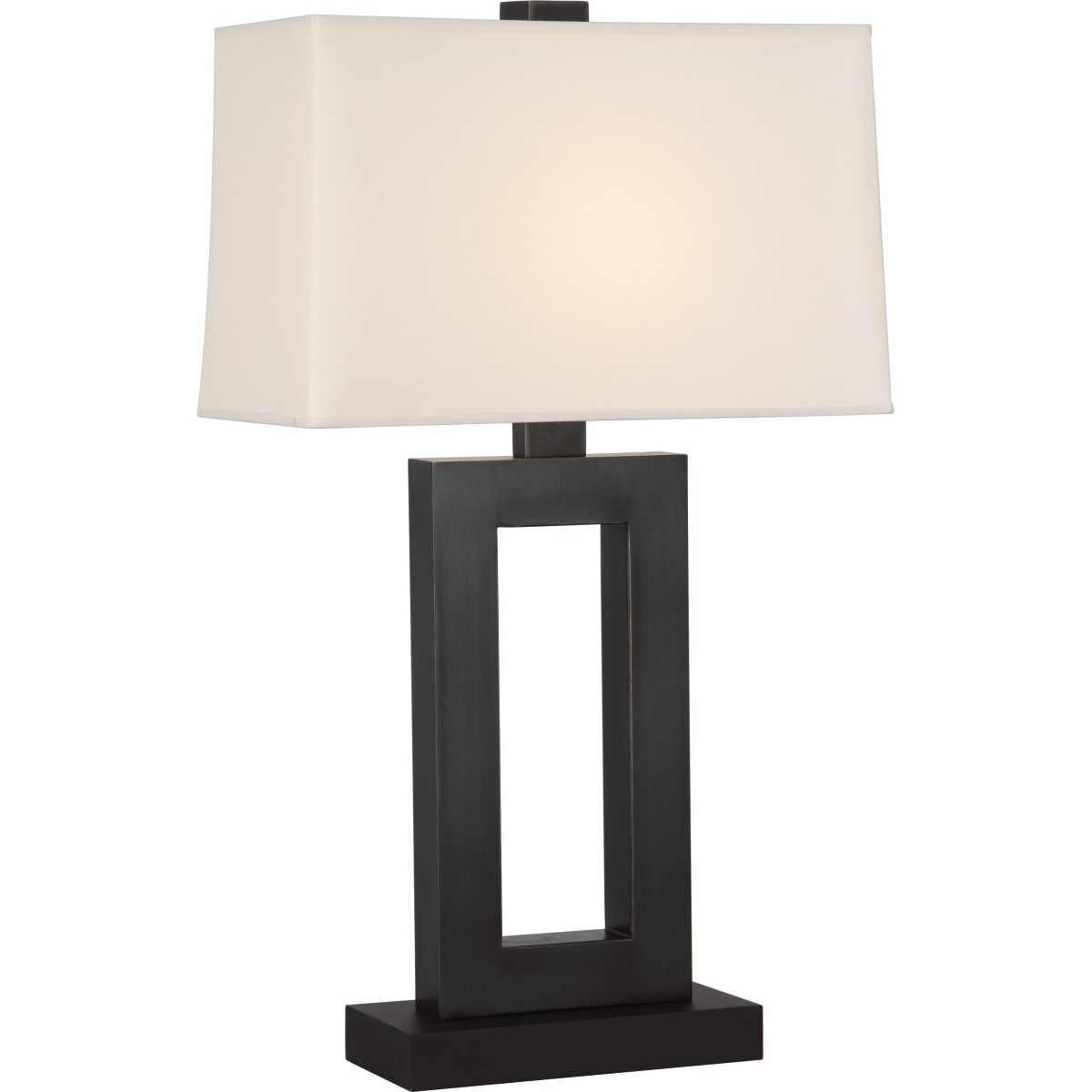 Robert Abbey 105xbz Deep Patina Bronze Doughnut 30 Column Table Lamp Lightingshowplace Com