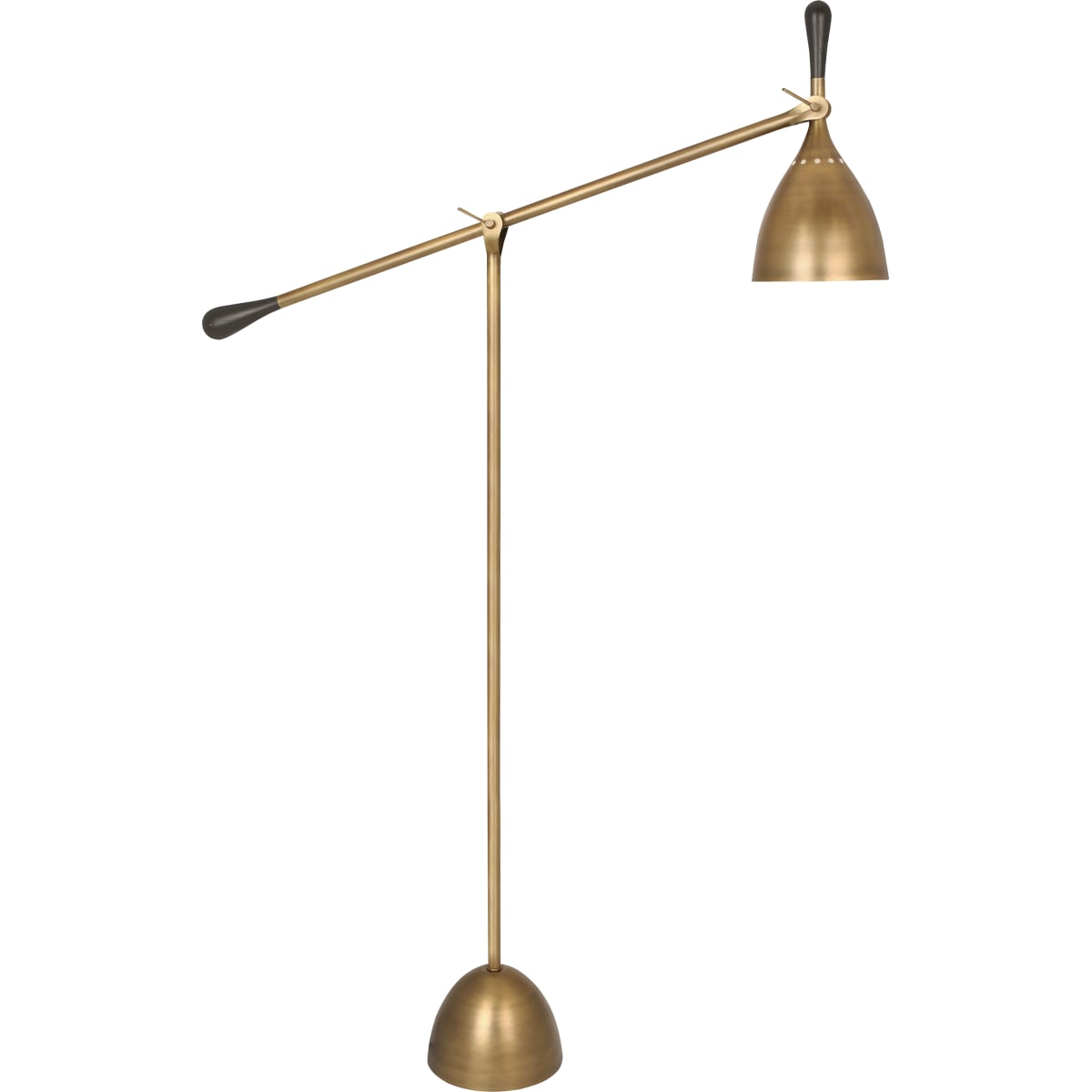 Robert Abbey 1341 Warm Brass Ledger 52 Floor Lamp Lightingshowplace Com