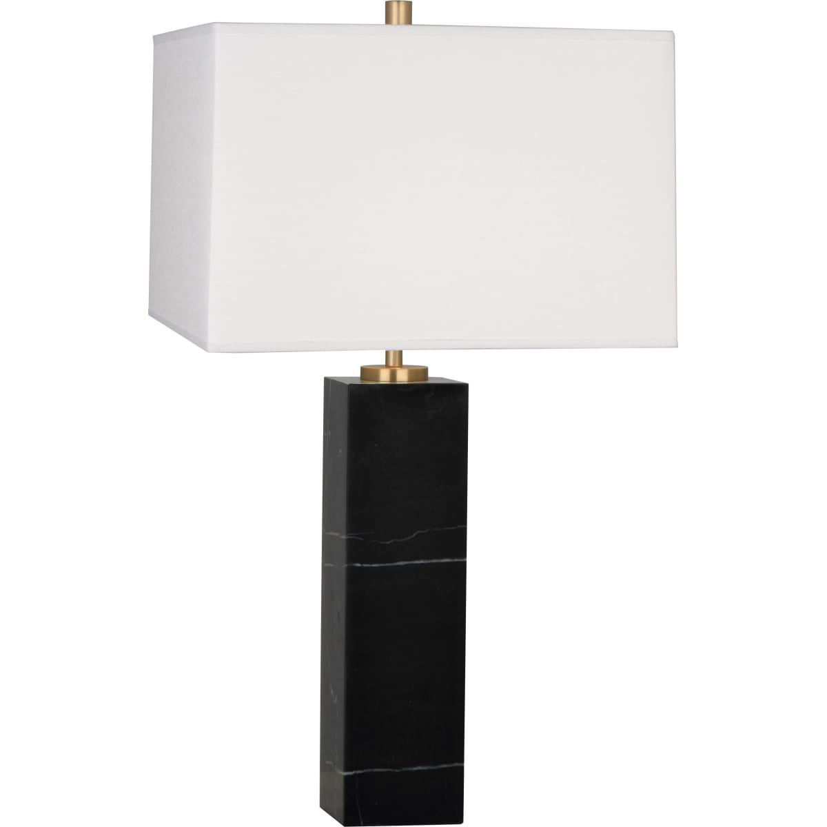 Robert Abbey B796 Antique Brass Brussels Linen Canaan 30 Column