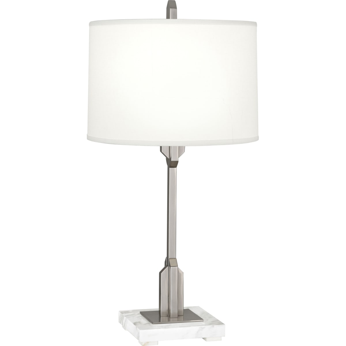 Robert Abbey S225 Antique Silver Empire 21 Buffet Table Lamp