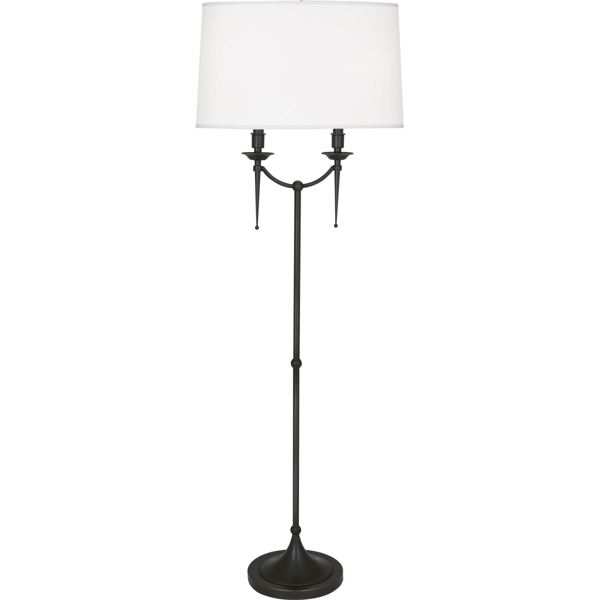Robert Abbey Z387 Deep Patina Bronze Cedric 58 Floor Lamp Lightingdirect Com