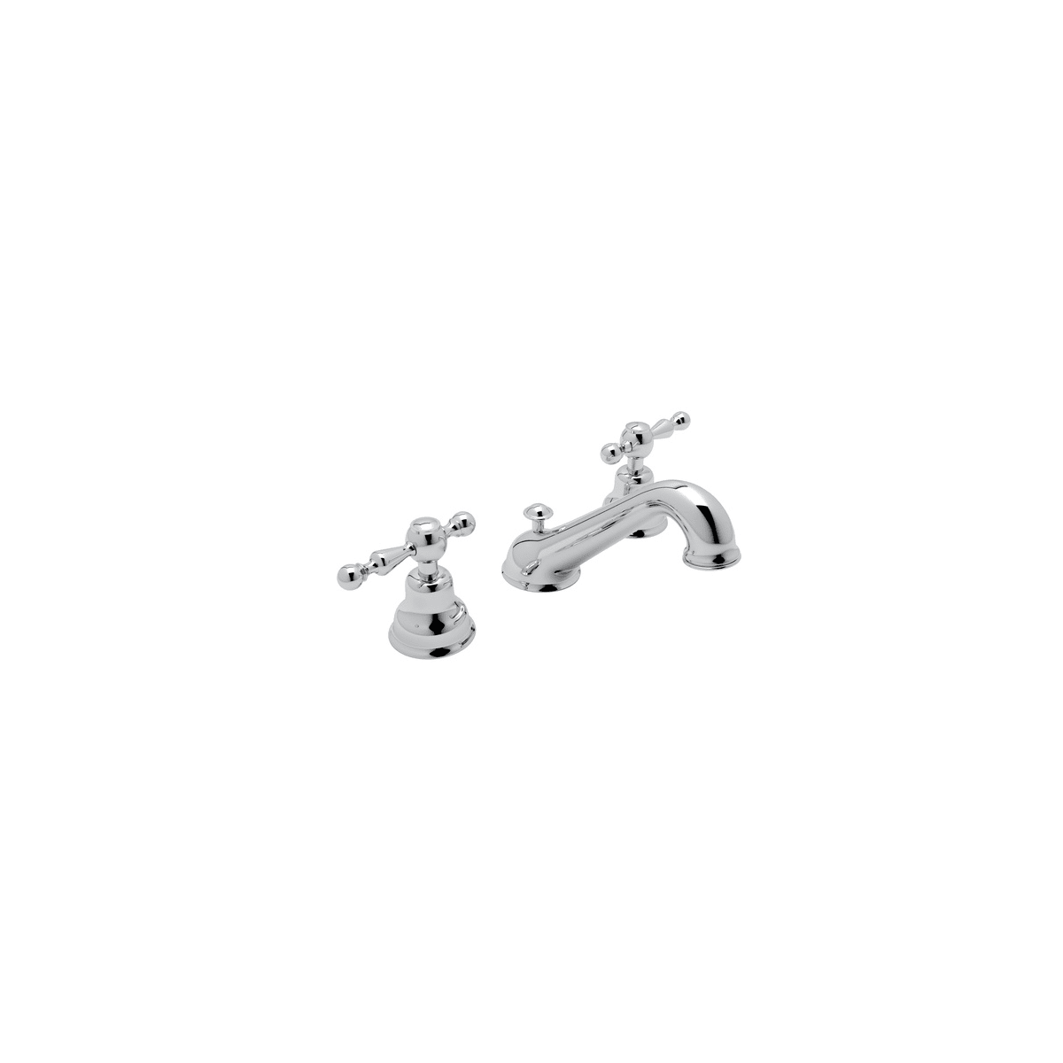 Rohl Ac102l Apc 2 Polished Chrome Cisal Widespread Bathroom Faucet Rohl Ac102l Apc 2 Polished Chrome Cisal