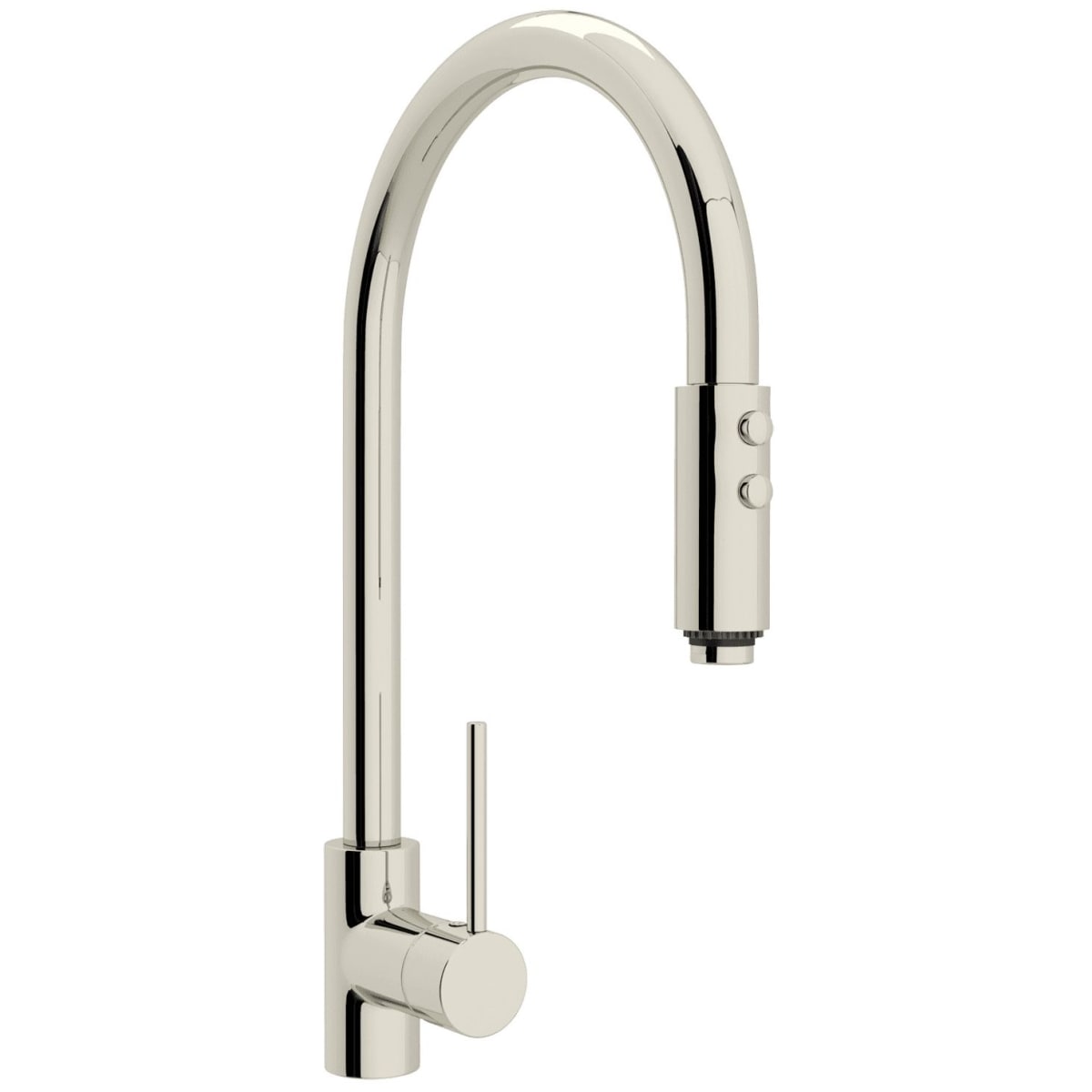 Rohl LS57L-PN-2 Polished Nickel Pirellone 1.8 GPM Single Hole ...