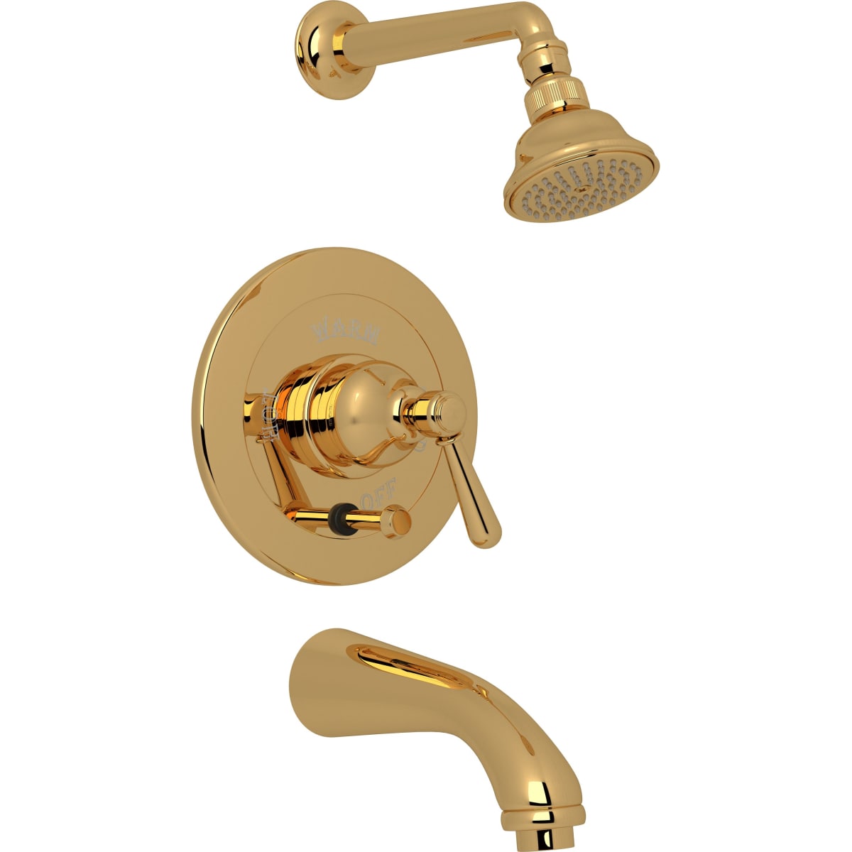 Rohl Rbkit8elm Ib Inca Brass Verona Shower System With Valve Trim