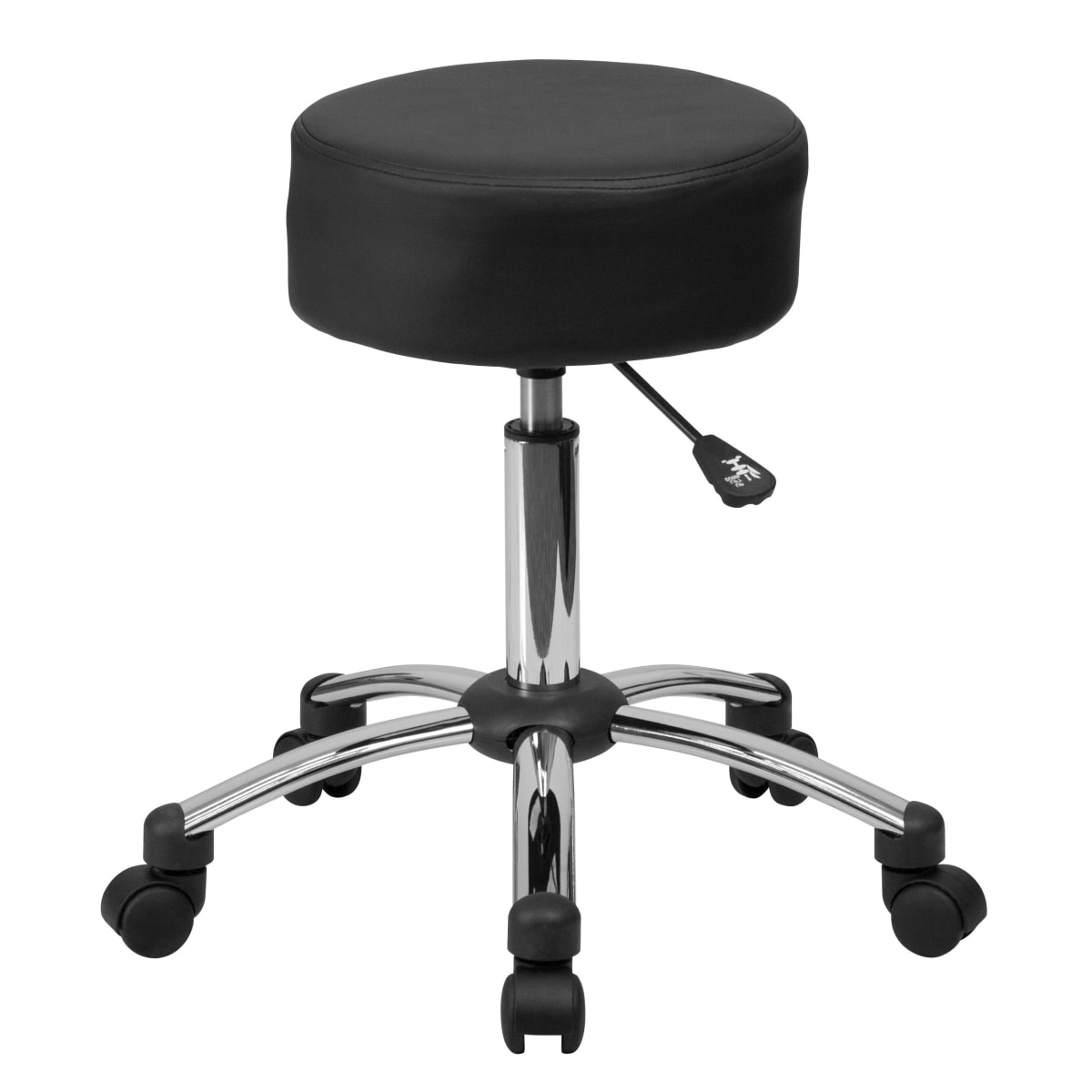 Backless rolling outlet chair
