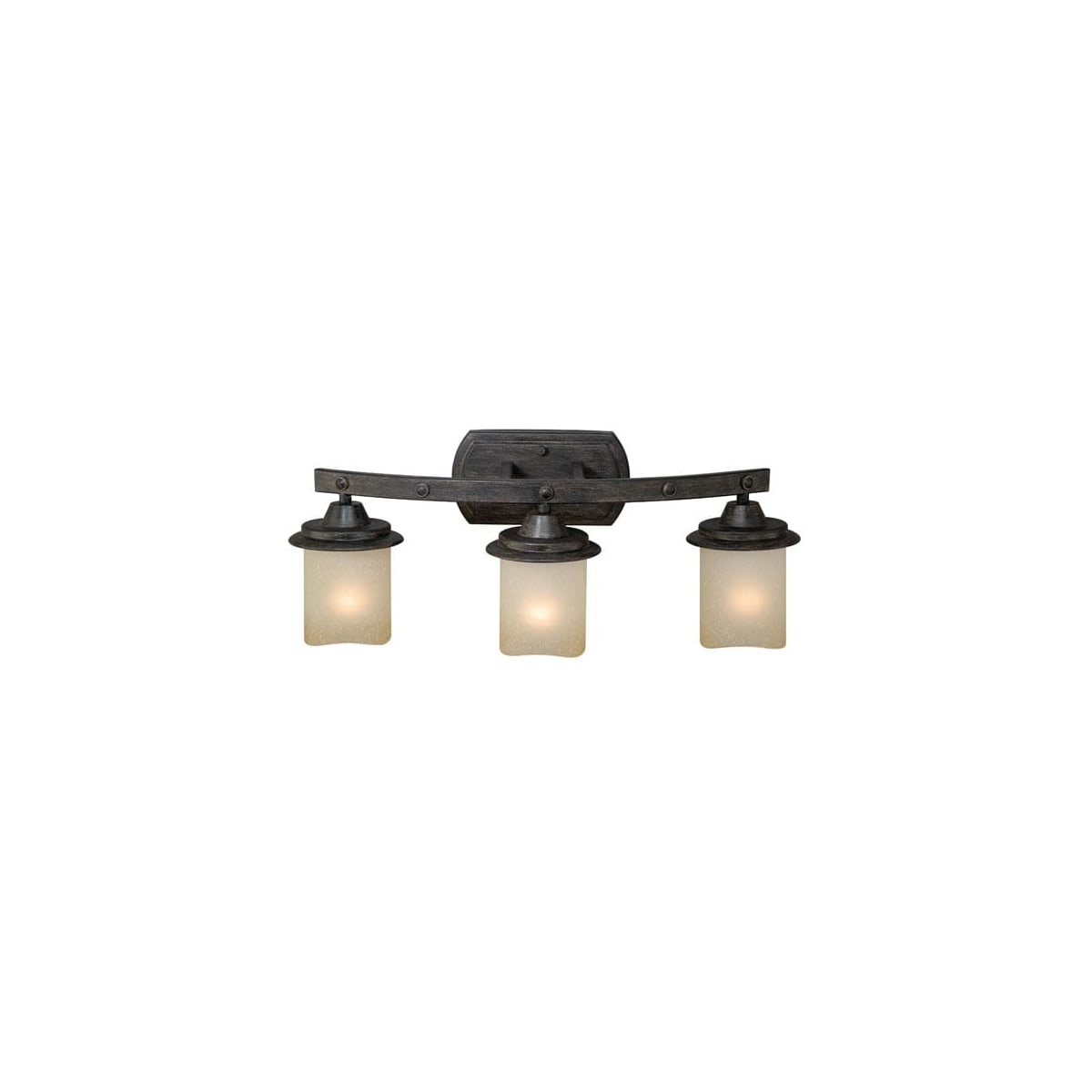 Roseto Vxbf75153blwl Black Walnut Luca 3 Light 23 Wide Bathroom Vanity Light Lightingdirect Com