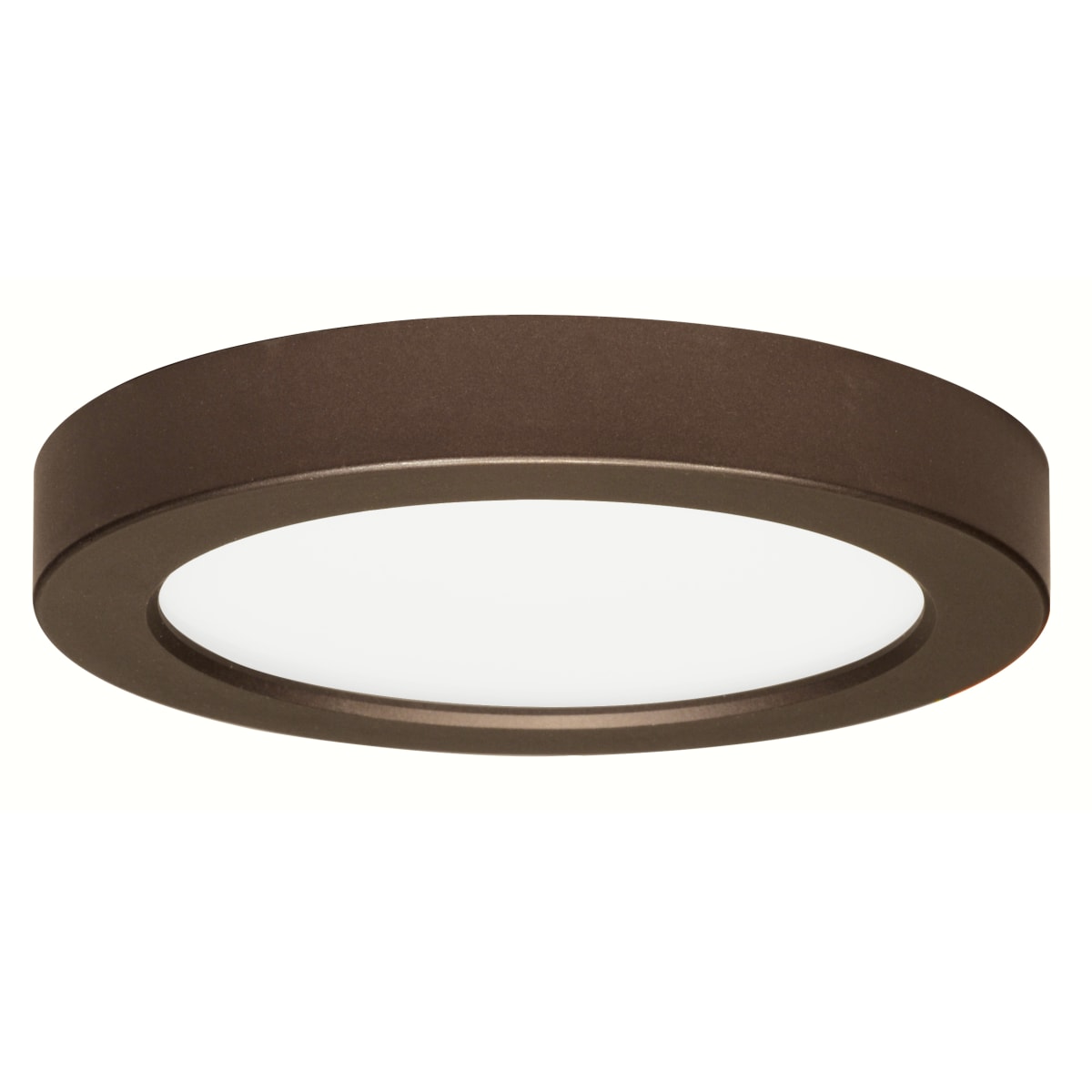 Satco Lighting S29328 White 7 Wide Integrated LED Flush Mount Round Drum Ceiling Fixture 2700K LightingDirect