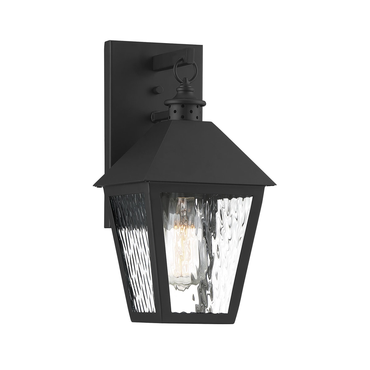 Savoy House 5 790 Bk Matte Black Harrison 14 Tall Battery Powered Wall Sconce Lightingshowplace Com