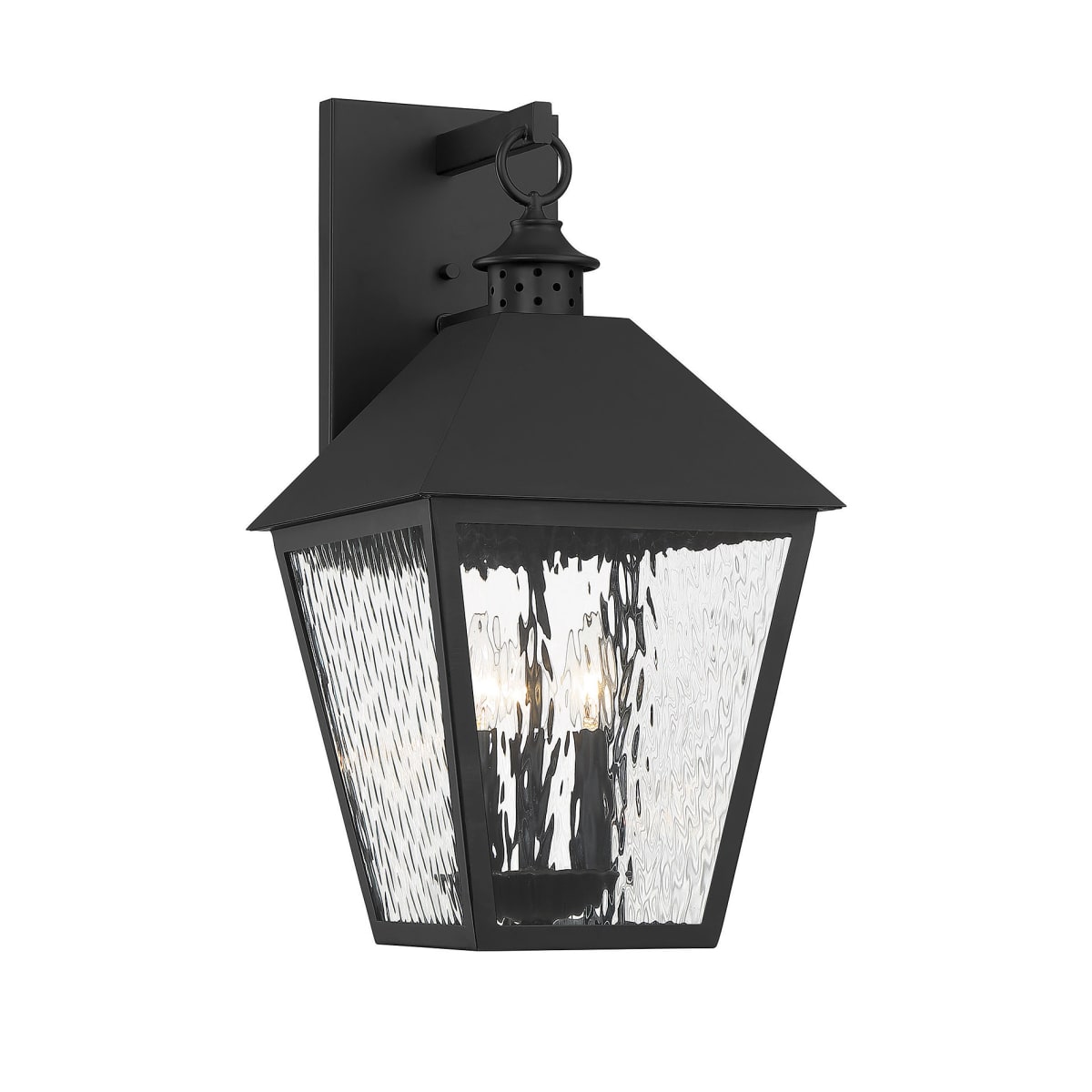 Savoy House 5 792 Bk Matte Black Harrison 22 Tall Battery Powered Wall Sconce Lightingshowplace Com