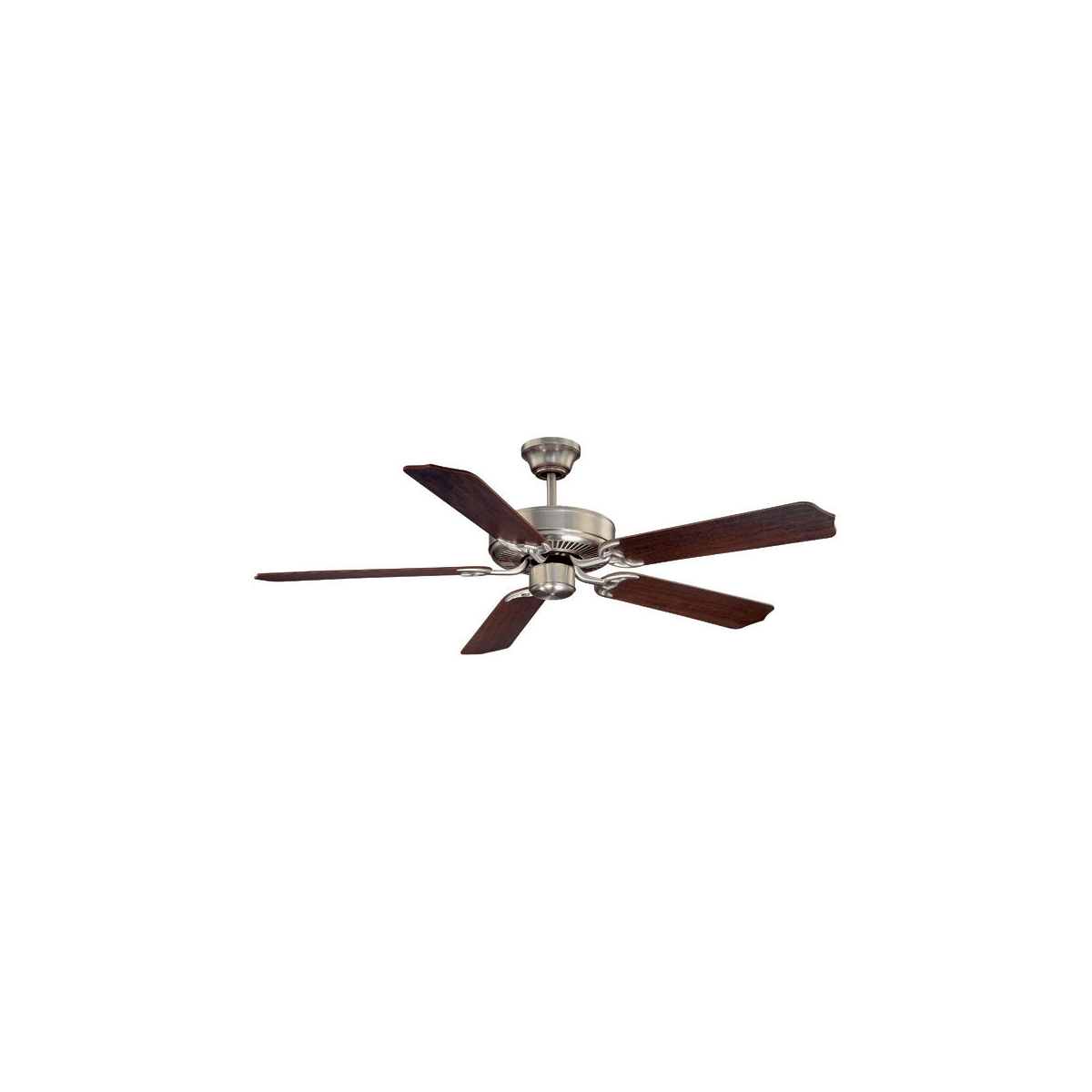 Savoy House 52 Fan 5cn Sn Satin Nickel Chestnut 52 Energy Star