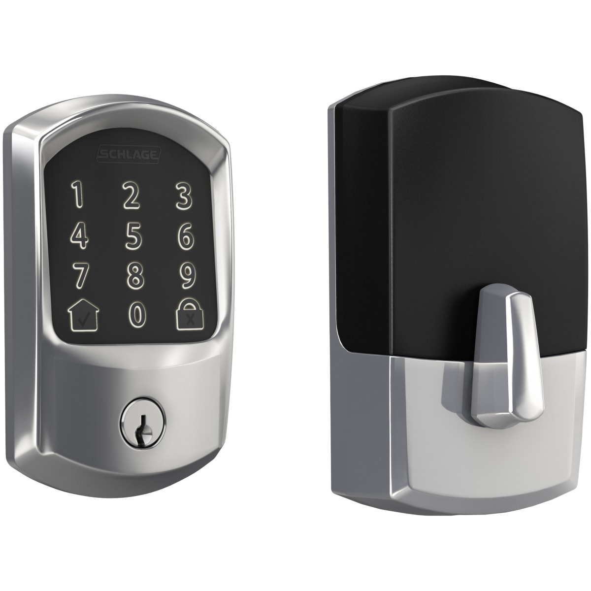 Schlage BE489WBGRW625 Bright Chrome Encode WiFi Enabled Electronic
