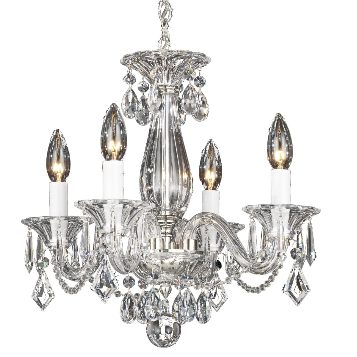 Schonbek 6994cl Polished Silver Allegro 4 Light 14 Wide Schonbek 6994cl Polished Silver Allegro 4 Light 14 Wide