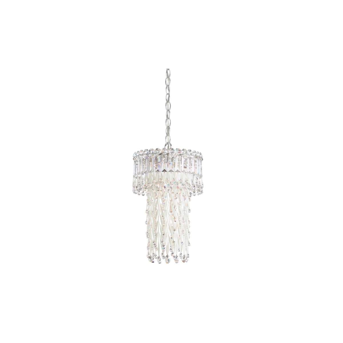 Schonbek Lr1008n 06s White Triandra 3 Light 11 Wide Crystal