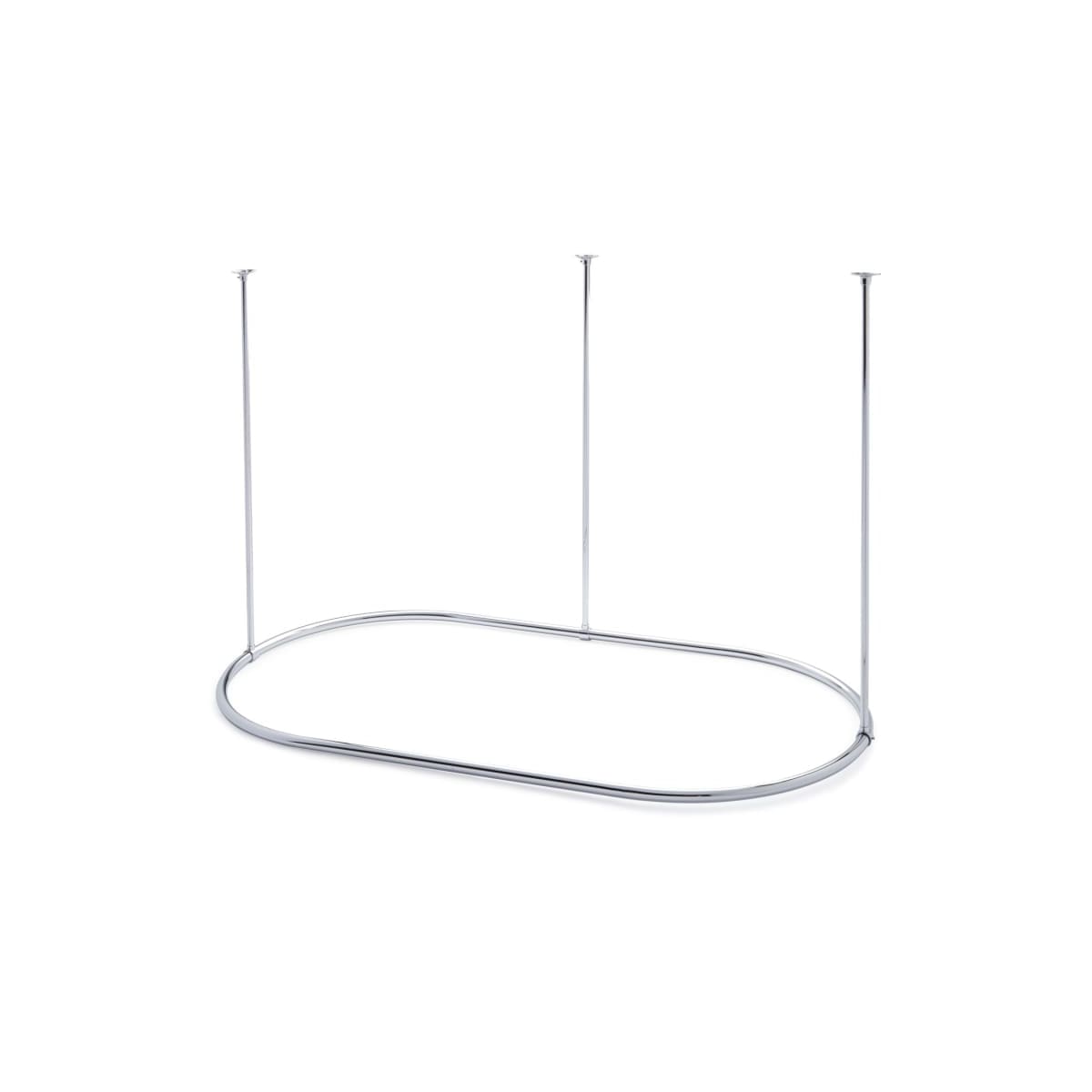 Signature Hardware 400029 Chrome 72 X 30 Oval Solid Brass