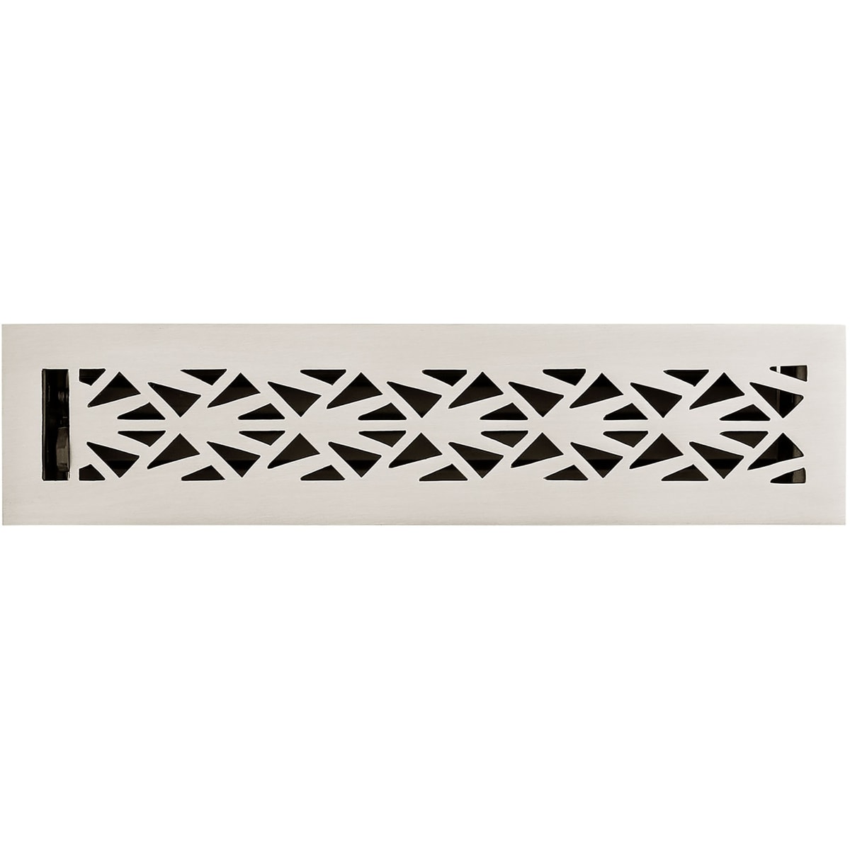 Signature Hardware 482016 Brushed Brass Alexey Brass Floor or Wall Register  - 2-1/4 x 12 - VentingDirect.com