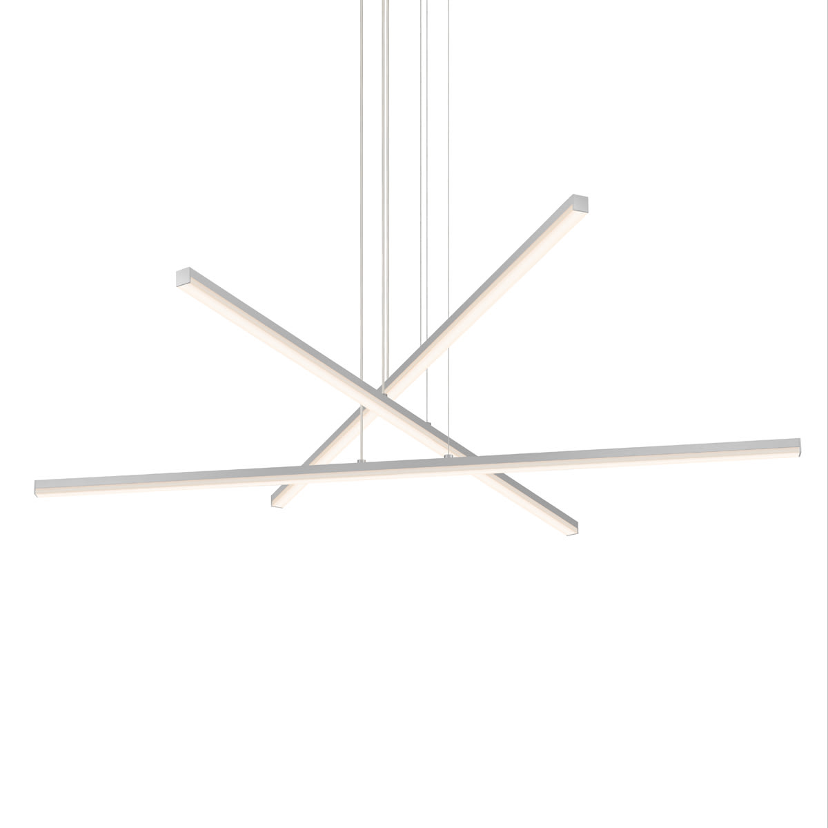 Sonneman 2763.16 Bright Satin Aluminum Stix 40