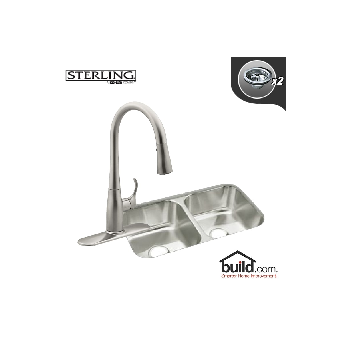 Sterling 11444 K 597 Vs Vibrant Stainless Faucet Mcallister