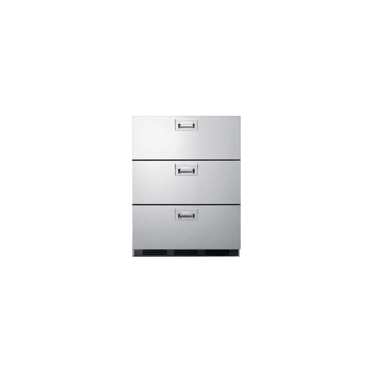 Drawer Stainless Steel All Refrigerator, 24 Inch Wide 3 Drawer Dresser