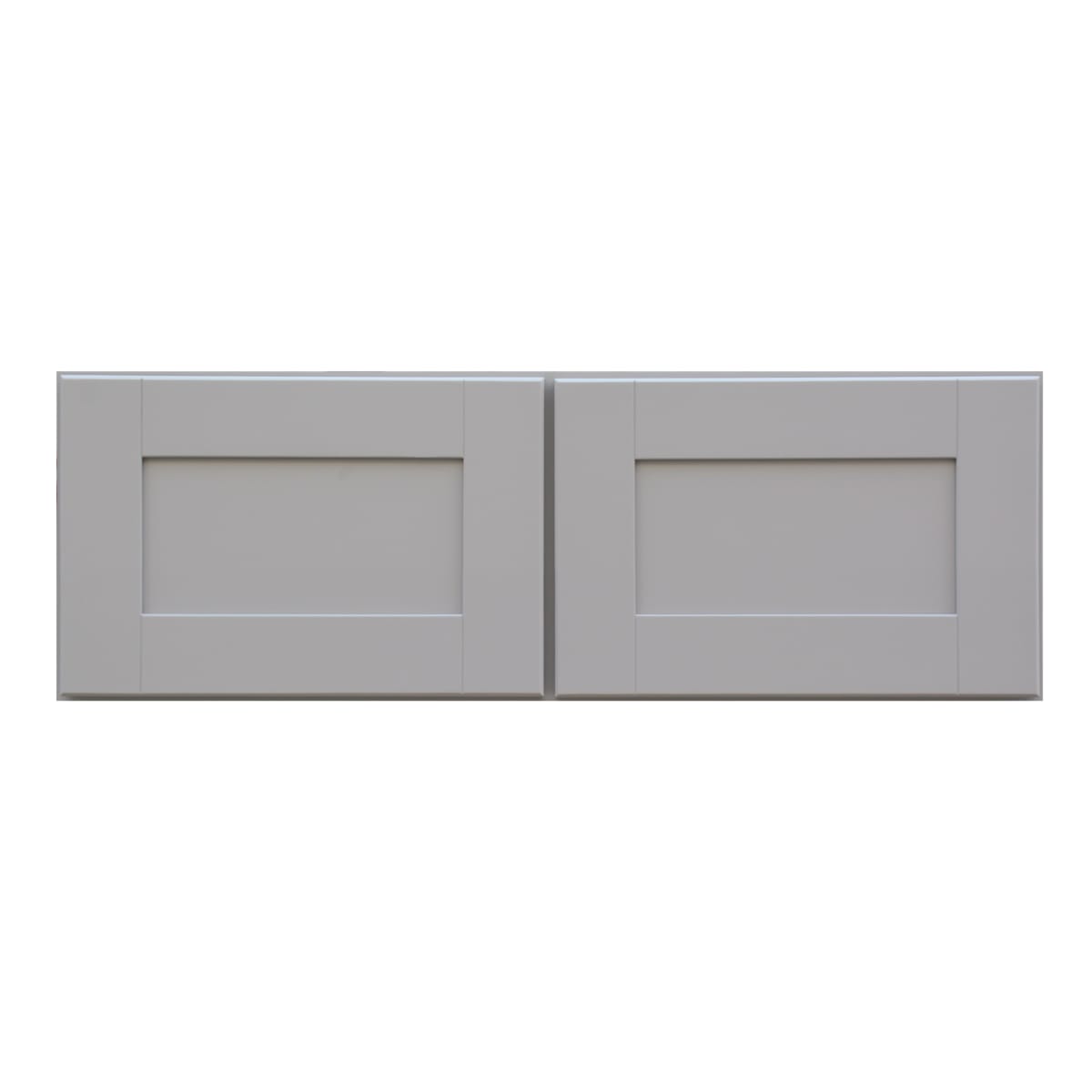Sunny Wood Gsw3612 A Dove Gray Grayson 36 Wide X 12 High Double Door Wall Cabinet With Soft Close Hinges Faucet Com