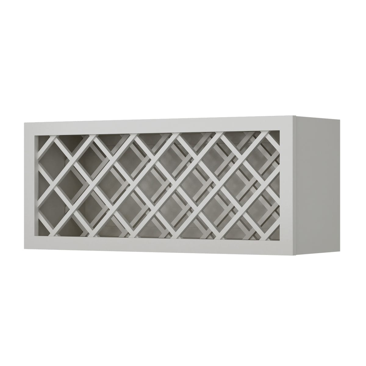 Sunny Wood Rlw3615wr White Riley 36 X 15 Wine Bottle Rack Wall Cabinet