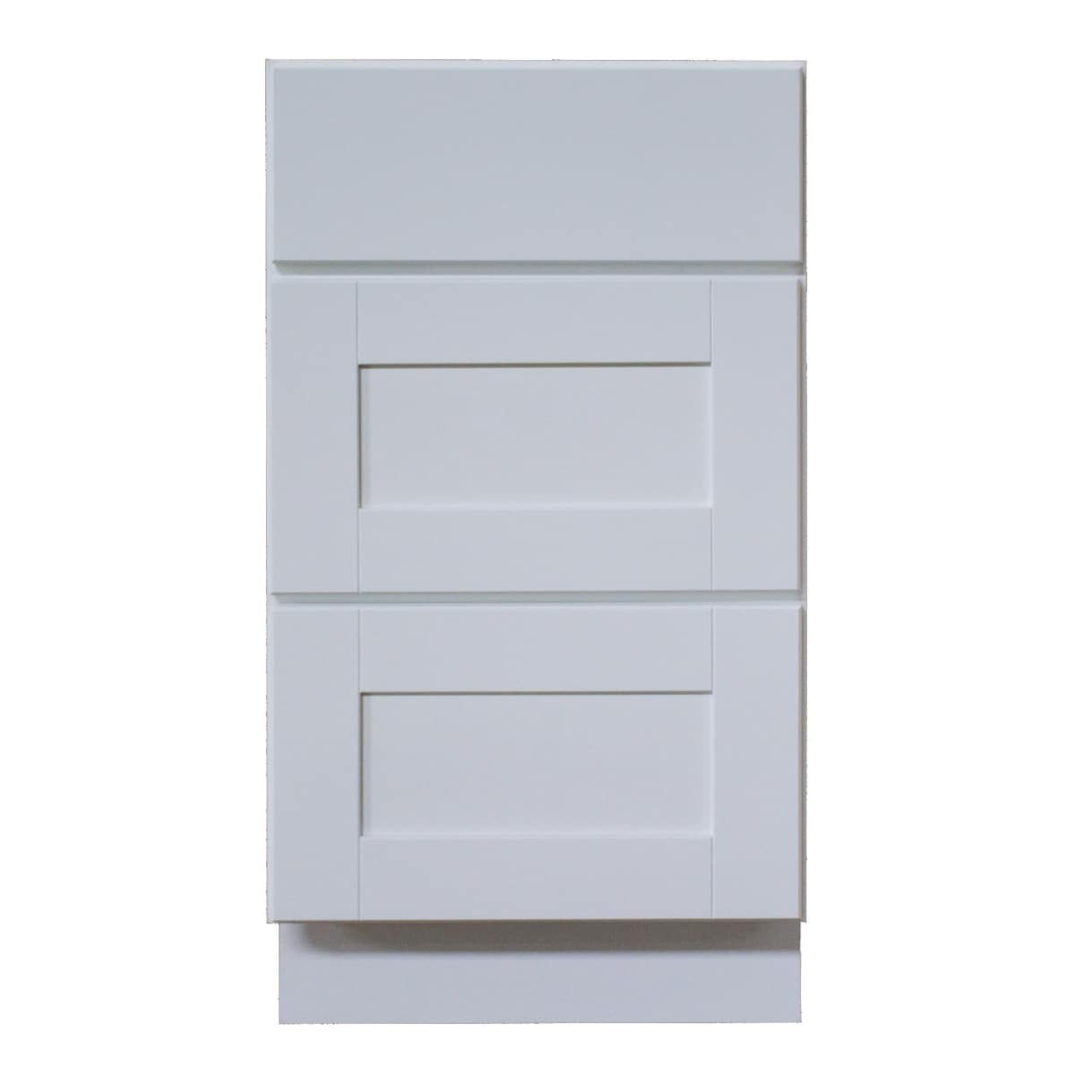 Sunny Wood Shb18d A Designer White Shaker Hill 18 Drawer Base
