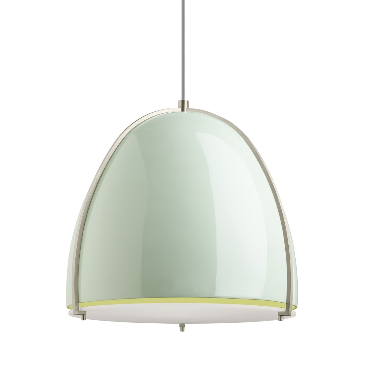 Tech Lighting 700tdprvpbb Led927 Gloss Black Shade With White Tech Lighting 700tdprvpbb Led927 Gloss Black Shade With White Finish Paravo Single Light 15 1 8 Wide Led Pendant An Ultra Smooth Fiberglass