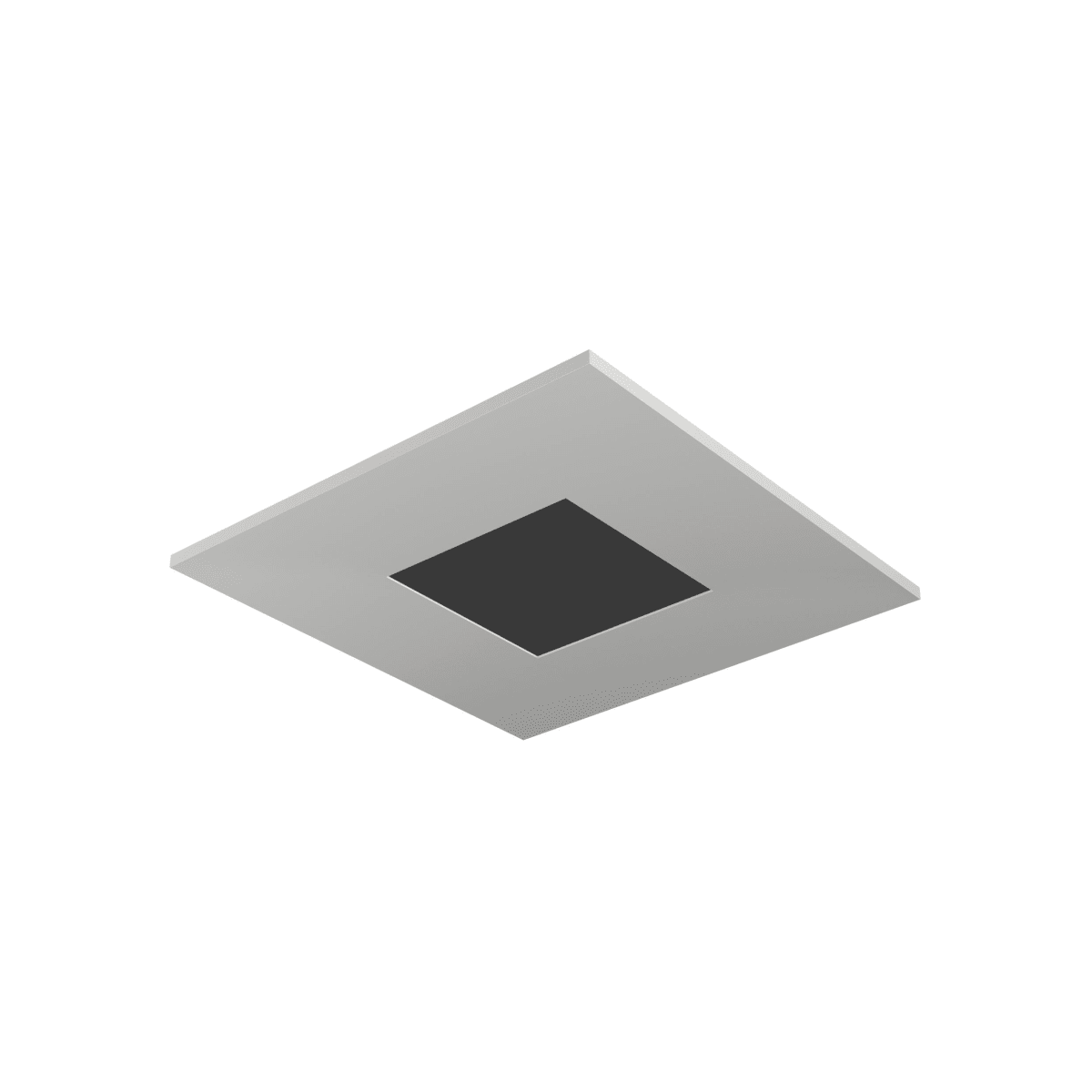 Tech Lighting En3sff Os Silver Entra 3 Square Flanged Flat