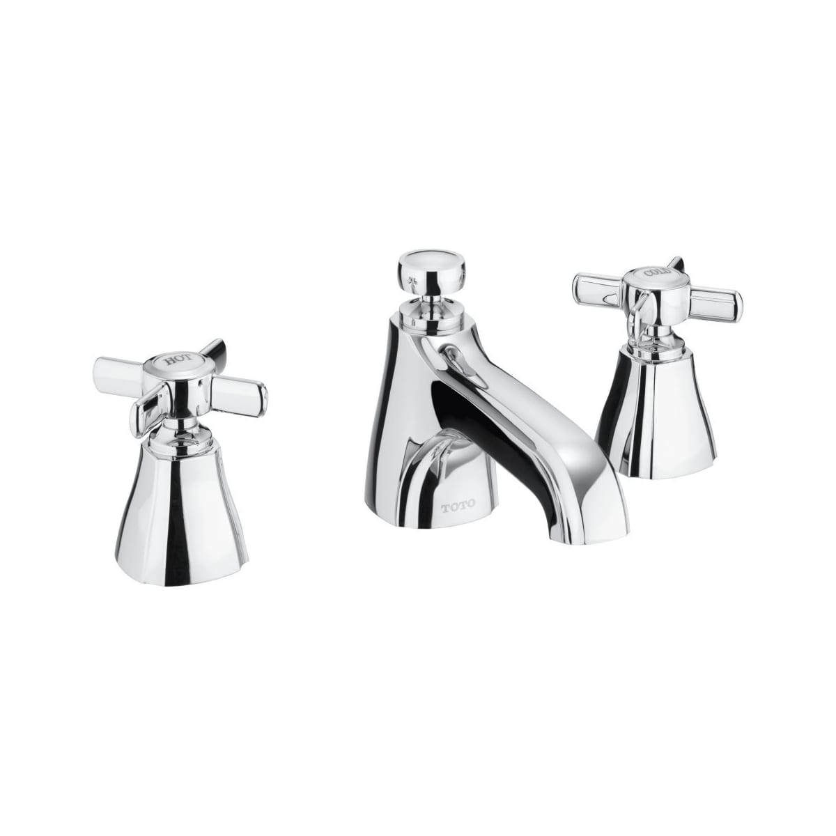 Toto Tl970ddlq Pn Polished Nickel Double Handle Widespread